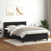 Pat box spring cu saltea, negru, 160x210 cm, catifea - WALTI WALTI