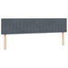 Pat box spring cu saltea, gri închis, 180x210 cm, catifea - WALTI WALTI