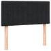 Pat box spring cu saltea, negru, 100x220 cm, catifea - WALTI WALTI