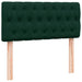 Pat box spring cu saltea, verde închis, 80x220 cm, catifea - WALTI WALTI