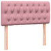 Pat box spring cu saltea, roz, 80x220 cm, catifea - WALTI WALTI