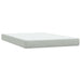 Pat box spring cu saltea, gri deschis, 160x220 cm, catifea - WALTI WALTI