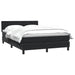 Pat box spring cu saltea, negru, 160x210 cm, catifea - WALTI WALTI