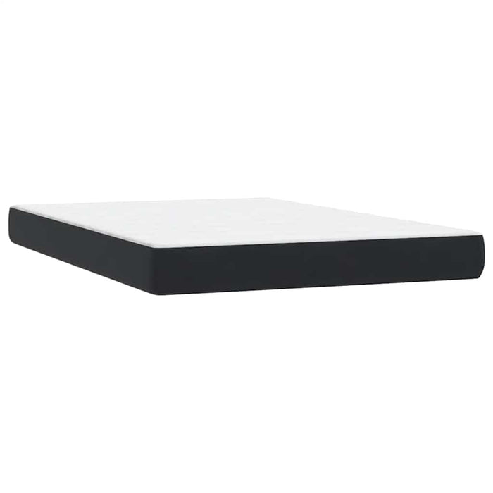 Pat box spring cu saltea, negru, 160x210 cm, catifea - WALTI WALTI