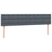 Pat box spring cu saltea, gri închis, 180x210 cm, catifea - WALTI WALTI