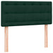 Pat box spring cu saltea, verde închis, 80x220 cm, catifea - WALTI WALTI