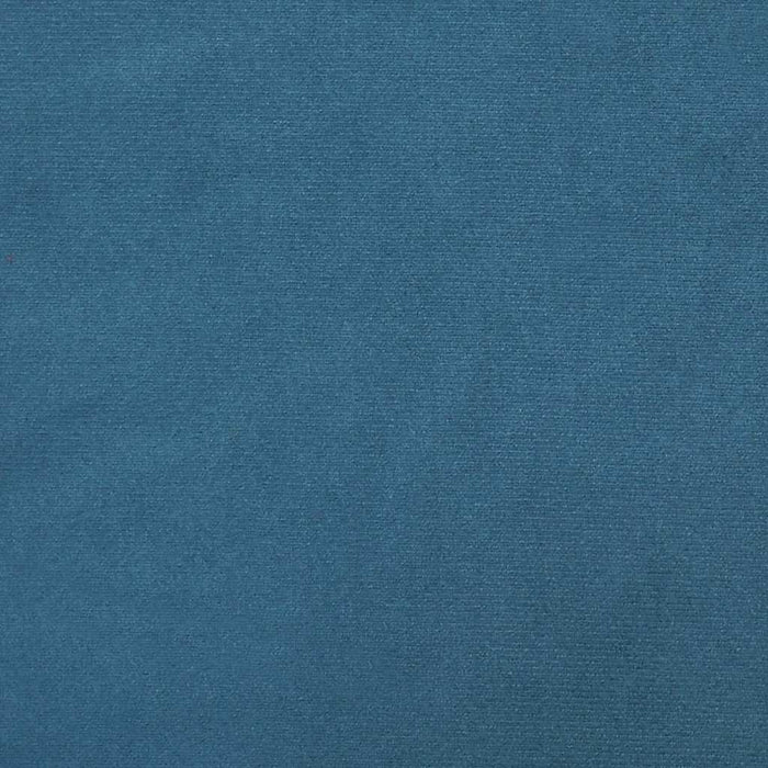 Pat box spring cu saltea, albastru închis, 120x220 cm, catifea WALTI
