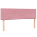 Pat box spring cu saltea, roz, 140x210 cm, catifea - WALTI WALTI