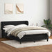 Pat box spring cu saltea, negru, 160x210 cm, catifea - WALTI WALTI