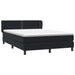 Pat box spring cu saltea, negru, 160x210 cm, catifea - WALTI WALTI