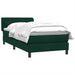 Pat box spring cu saltea, verde închis, 80x220 cm, catifea - WALTI WALTI