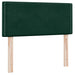 Pat box spring cu saltea, verde închis, 80x220 cm, catifea - WALTI WALTI