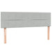 Pat box spring cu saltea, gri deschis, 160x210 cm, catifea - WALTI WALTI