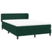 Pat box spring cu saltea, verde închis, 160x220 cm, catifea - WALTI WALTI