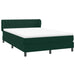 Pat box spring cu saltea, verde închis, 160x220 cm, catifea - WALTI WALTI