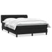 Pat box spring cu saltea, negru, 160x210 cm, catifea - WALTI WALTI