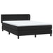 Pat box spring cu saltea, negru, 160x210 cm, catifea - WALTI WALTI