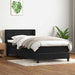Pat box spring cu saltea, negru, 90x210 cm, catifea - WALTI WALTI