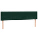 Pat box spring cu saltea, verde închis, 180x220 cm, catifea - WALTI WALTI