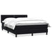 Pat box spring cu saltea, negru, 160x210 cm, catifea - WALTI WALTI