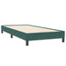 Pat box spring cu saltea, verde închis, 80x220 cm, catifea - WALTI WALTI