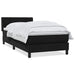 Pat box spring cu saltea, negru, 90x210 cm, catifea - WALTI WALTI