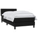 Pat box spring cu saltea, negru, 90x210 cm, catifea - WALTI WALTI