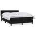 Pat box spring cu saltea, negru, 160x210 cm, catifea - WALTI WALTI