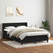 Pat box spring cu saltea, negru, 160x210 cm, catifea - WALTI WALTI
