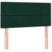 Pat box spring cu saltea, verde închis, 80x220 cm, catifea - WALTI WALTI