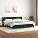 Pat box spring cu saltea, verde închis, 180x220 cm, catifea - WALTI WALTI