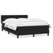 Pat box spring cu saltea, negru, 160x210 cm, catifea - WALTI WALTI