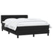 Pat box spring cu saltea, negru, 160x210 cm, catifea - WALTI WALTI