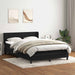 Pat box spring cu saltea, negru, 160x210 cm, catifea - WALTI WALTI