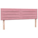 Pat box spring cu saltea, roz, 160x210 cm, catifea - WALTI WALTI