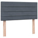 Pat box spring cu saltea, gri închis, 90x220 cm, catifea - WALTI WALTI