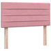 Pat box spring cu saltea, roz, 90x220 cm, catifea - WALTI WALTI