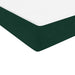 Pat box spring cu saltea, verde închis, 160x220 cm, catifea - WALTI WALTI