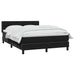 Pat box spring cu saltea, negru, 160x210 cm, catifea - WALTI WALTI
