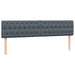 Pat box spring cu saltea, gri închis, 180x210 cm, catifea - WALTI WALTI