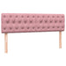 Pat box spring cu saltea, roz, 160x220 cm, catifea - WALTI WALTI