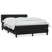 Pat box spring cu saltea, negru, 160x210 cm, catifea - WALTI WALTI