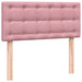 Pat box spring cu saltea, roz, 80x220 cm, catifea - WALTI WALTI
