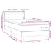 Pat box spring cu saltea, roz, 80x220 cm, catifea - WALTI WALTI
