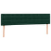Pat box spring cu saltea, verde închis, 180x220 cm, catifea - WALTI WALTI