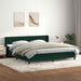 Pat box spring cu saltea, verde închis, 180x220 cm, catifea - WALTI WALTI