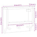 Suport pentru haine "SANDNES" 45x12x35 cm, lemn masiv de pin - WALTI WALTI