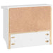 Suport pentru haine "SANDNES" alb 45x12x35 cm lemn masiv de pin - WALTI WALTI