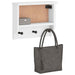 Suport pentru haine "SANDNES" alb 45x12x35 cm lemn masiv de pin - WALTI WALTI