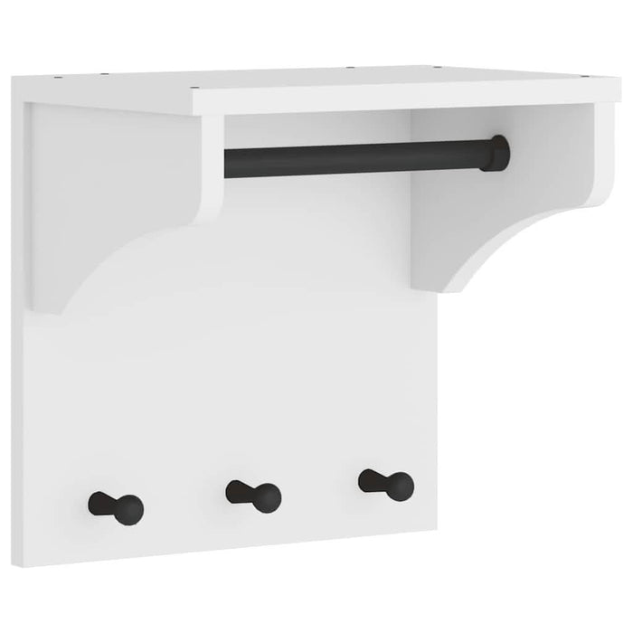 Suport pentru haine "SANDNES" alb 43x30x42 cm lemn masiv de pin - WALTI WALTI